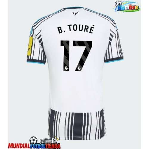 Camiseta Newcastle United Bazoumana Toure #17 Primera Equipación Replica 2026-27 mangas cortas